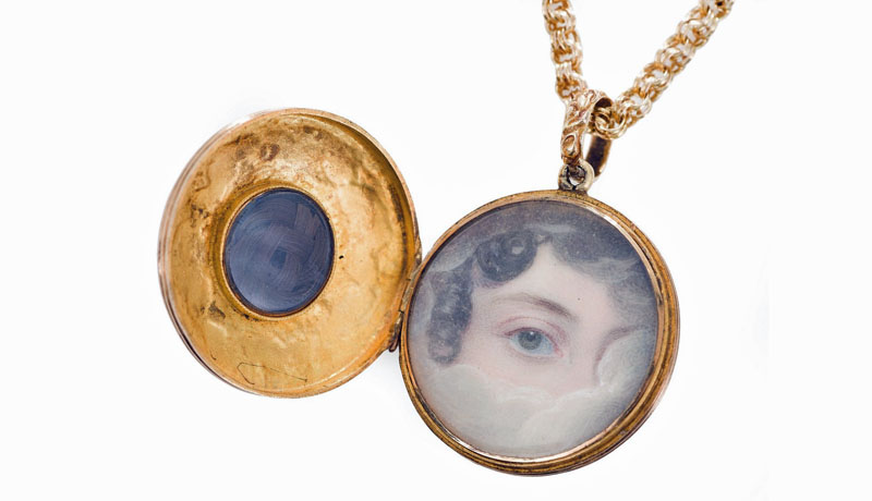 Leonard Joel's Jewellery auction on Monday September 3 at their South Yarra rooms will include a collection of lockets, including the Georgian example above. With a provenance that includes Anne Schofield Antiques, Christie's London and the Earl of Warwick, the locket is estimated at $20,000-26,000.